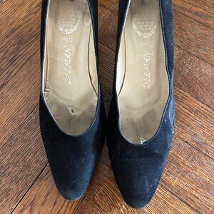 Vintage Delman Suede Heels